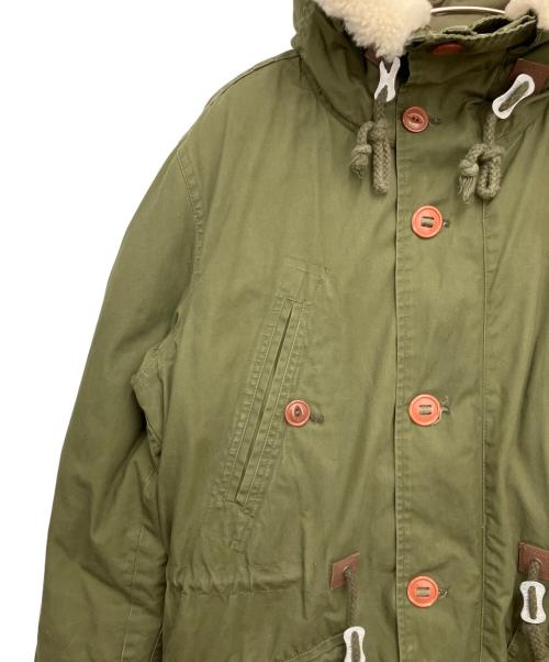 JOURNAL STANDARD relume（ジャーナルスタンダード レリューム）JOURNAL STANDARD relume (ジャーナルスタンダード レリューム) snow peak (スノーピーク) モッズコート オリーブ サイズ:Sの古着・服飾アイテム