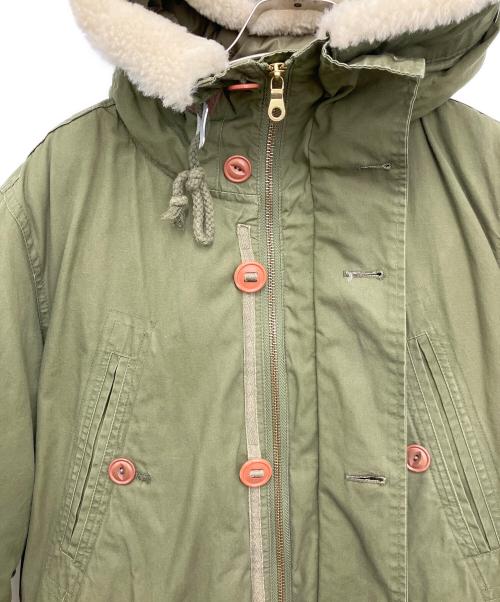 JOURNAL STANDARD relume（ジャーナルスタンダード レリューム）JOURNAL STANDARD relume (ジャーナルスタンダード レリューム) snow peak (スノーピーク) モッズコート オリーブ サイズ:Sの古着・服飾アイテム