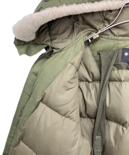 JOURNAL STANDARD relume（ジャーナルスタンダード レリューム）JOURNAL STANDARD relume (ジャーナルスタンダード レリューム) snow peak (スノーピーク) モッズコート オリーブ サイズ:Sの古着・服飾アイテム