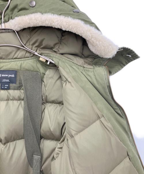 JOURNAL STANDARD relume（ジャーナルスタンダード レリューム）JOURNAL STANDARD relume (ジャーナルスタンダード レリューム) snow peak (スノーピーク) モッズコート オリーブ サイズ:Sの古着・服飾アイテム