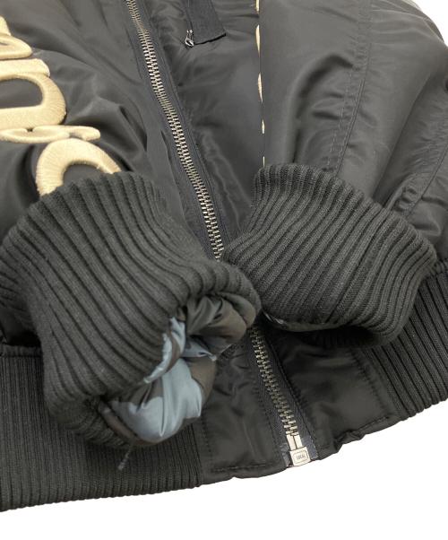 VANSON（バンソン）VANSON (バンソン) MA-1ジャケット ブラック サイズ:Mの古着・服飾アイテム