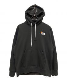 THE NORTH FACE（ザ ノース フェイス）の古着「プルオーバーパーカー」｜ブラック×ホワイト
