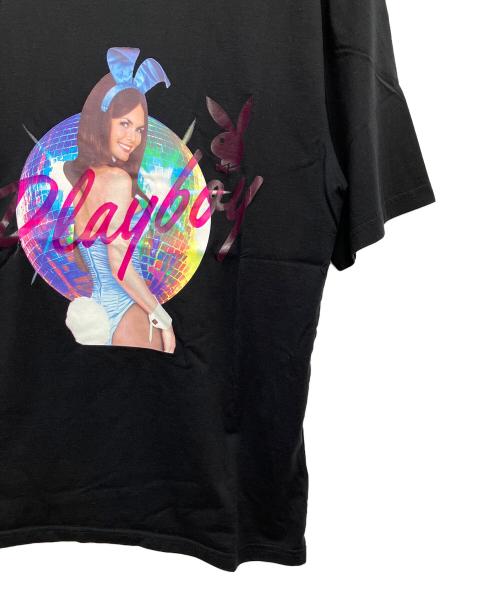 PLAY BOY（プレイボーイ）PLAY BOY (プレイボーイ) Hysteric Glamour (ヒステリックグラマー) 半袖Tシャツ ブラック サイズ:Mの古着・服飾アイテム
