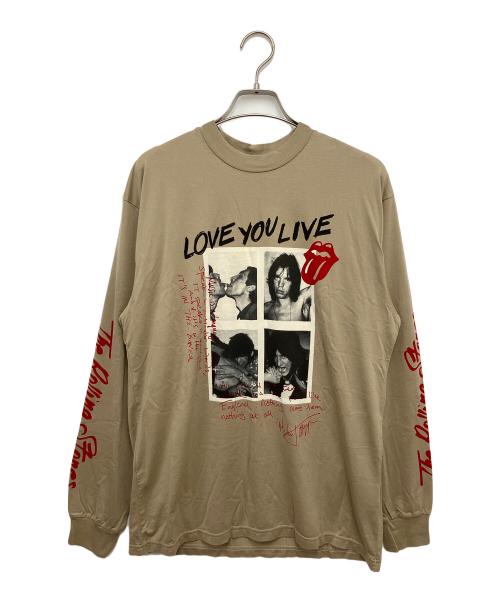 Thee Hysteric XXX（ジィ ヒステリックトリプルエックス）Thee Hysteric XXX (ジィ ヒステリックトリプルエックス) 半袖カットソー ベージュ サイズ:Mの古着・服飾アイテム