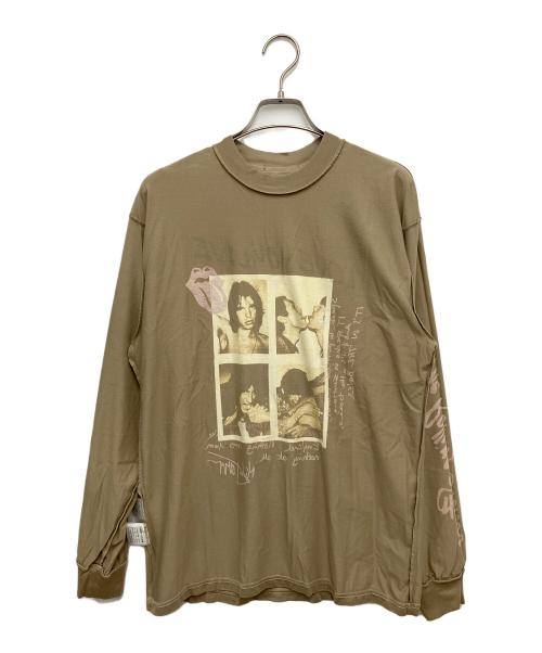 Thee Hysteric XXX（ジィ ヒステリックトリプルエックス）Thee Hysteric XXX (ジィ ヒステリックトリプルエックス) 半袖カットソー ベージュ サイズ:Mの古着・服飾アイテム