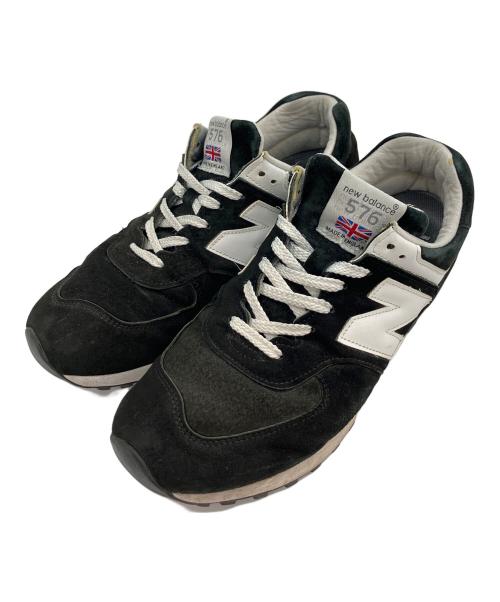 NEW BALANCE（ニューバランス）NEW BALANCE (ニューバランス) ローカットスニーカー ブラック×ホワイト サイズ:EUR44の古着・服飾アイテム