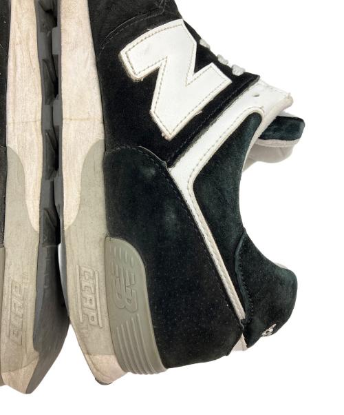 NEW BALANCE（ニューバランス）NEW BALANCE (ニューバランス) ローカットスニーカー ブラック×ホワイト サイズ:EUR44の古着・服飾アイテム