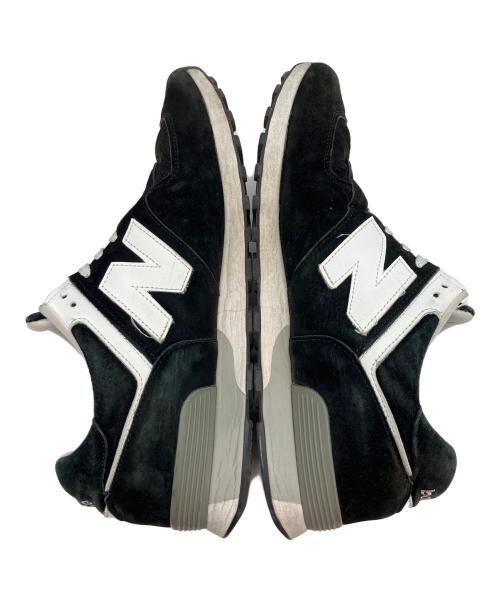 NEW BALANCE（ニューバランス）NEW BALANCE (ニューバランス) ローカットスニーカー ブラック×ホワイト サイズ:EUR44の古着・服飾アイテム