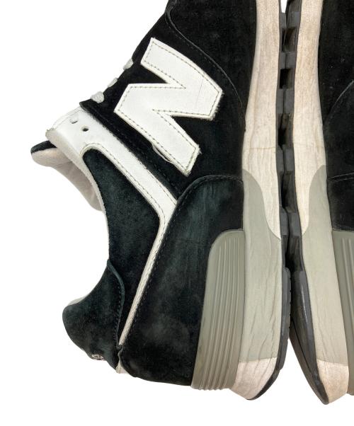 NEW BALANCE（ニューバランス）NEW BALANCE (ニューバランス) ローカットスニーカー ブラック×ホワイト サイズ:EUR44の古着・服飾アイテム