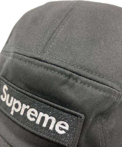 SUPREME（シュプリーム）SUPREME (シュプリーム) ミリタリーキャンプ キャップ ブラックの古着・服飾アイテム