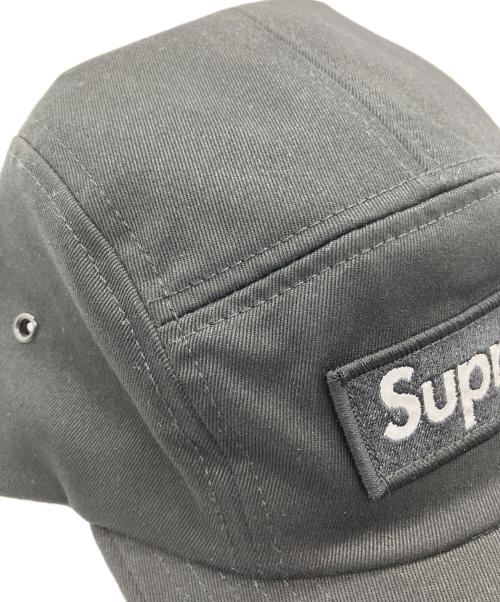 SUPREME（シュプリーム）SUPREME (シュプリーム) ミリタリーキャンプ キャップ ブラックの古着・服飾アイテム