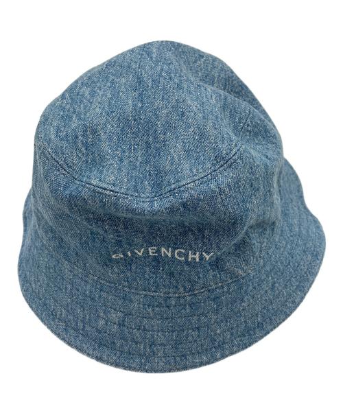 GIVENCHY（ジバンシィ）GIVENCHY (ジバンシィ) バケットハット ブルー サイズ:55の古着・服飾アイテム