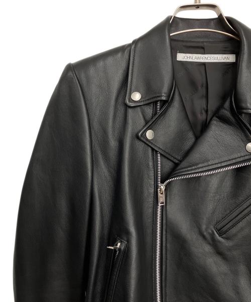 JOHN LAWRENCE SULLIVAN（ジョン ローレンス サリバン）JOHN LAWRENCE SULLIVAN (ジョン ローレンス サリバン) ライダースジャケット ブラック サイズ:34の古着・服飾アイテム