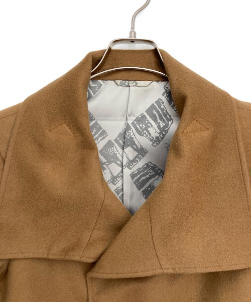 Vivienne Westwood（ヴィヴィアンウエストウッド）Vivienne Westwood (ヴィヴィアンウエストウッド) Pコート ブラウン×シルバー サイズ:44の古着・服飾アイテム