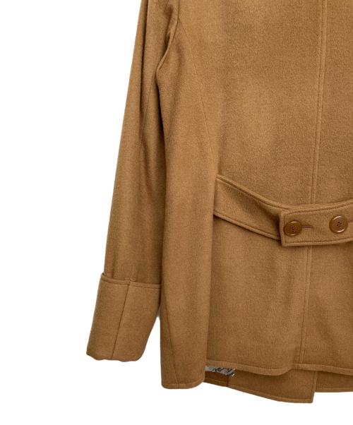 Vivienne Westwood（ヴィヴィアンウエストウッド）Vivienne Westwood (ヴィヴィアンウエストウッド) Pコート ブラウン×シルバー サイズ:44の古着・服飾アイテム