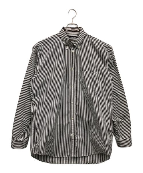 BALENCIAGA（バレンシアガ）BALENCIAGA (バレンシアガ) 長袖シャツ ブラック×ホワイト サイズ:39の古着・服飾アイテム