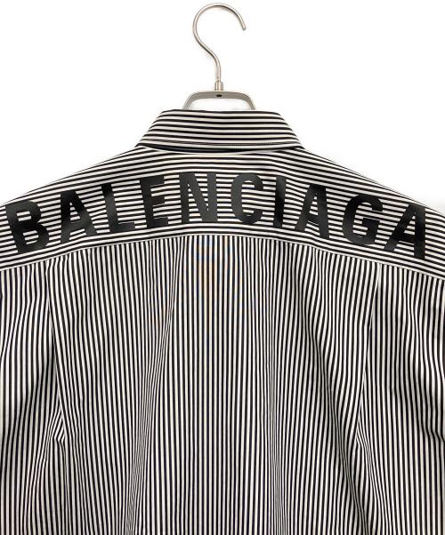 BALENCIAGA（バレンシアガ）BALENCIAGA (バレンシアガ) 長袖シャツ ブラック×ホワイト サイズ:39の古着・服飾アイテム