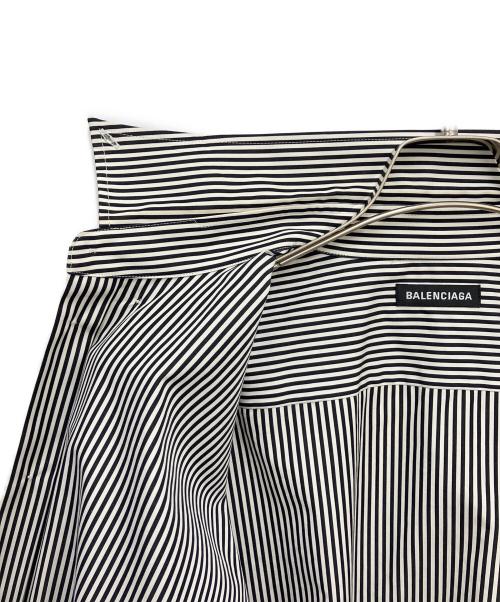 BALENCIAGA（バレンシアガ）BALENCIAGA (バレンシアガ) 長袖シャツ ブラック×ホワイト サイズ:39の古着・服飾アイテム