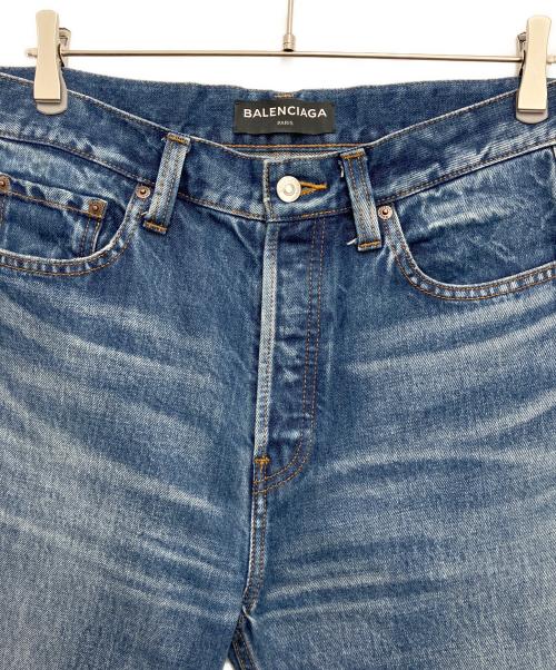 BALENCIAGA（バレンシアガ）BALENCIAGA (バレンシアガ) ストレートデニムパンツ インディゴ サイズ:31の古着・服飾アイテム