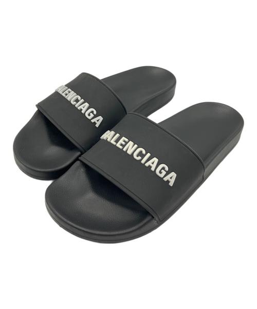 BALENCIAGA（バレンシアガ）BALENCIAGA (バレンシアガ) シャワーサンダル ブラック サイズ:26.5cmの古着・服飾アイテム