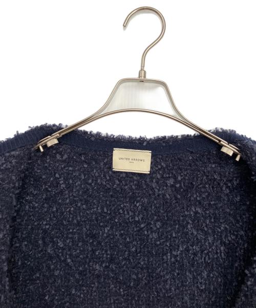 UNITED ARROWS TOKYO（ユナイテッドアローズトウキョウ）UNITED ARROWS TOKYO (ユナイテッドアローズトウキョウ) ミックスツイードカーディガン ネイビー サイズ:不明の古着・服飾アイテム