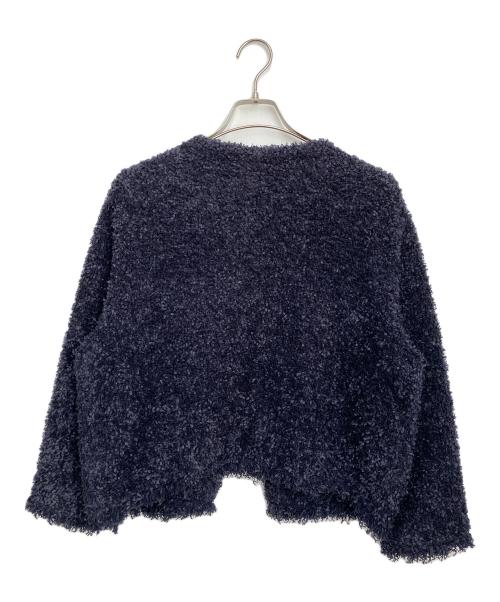 UNITED ARROWS TOKYO（ユナイテッドアローズトウキョウ）UNITED ARROWS TOKYO (ユナイテッドアローズトウキョウ) ミックスツイードカーディガン ネイビー サイズ:不明の古着・服飾アイテム