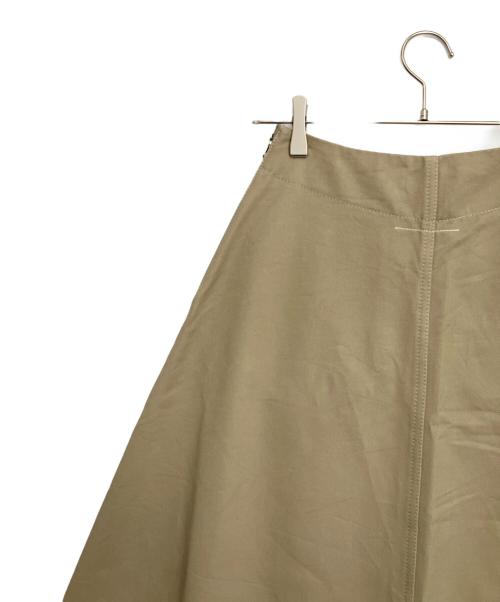 MM6 Maison Margiela（エムエムシックスメゾンマルジェラ）MM6 Maison Margiela (エムエムシックスメゾンマルジェラ) ラウンドポケットコットンスカート カーキ サイズ:SIZE38の古着・服飾アイテム