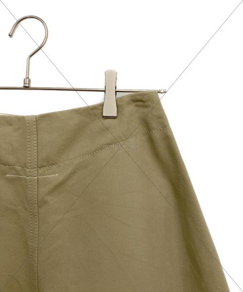MM6 Maison Margiela（エムエムシックスメゾンマルジェラ）MM6 Maison Margiela (エムエムシックスメゾンマルジェラ) ラウンドポケットコットンスカート カーキ サイズ:SIZE38の古着・服飾アイテム