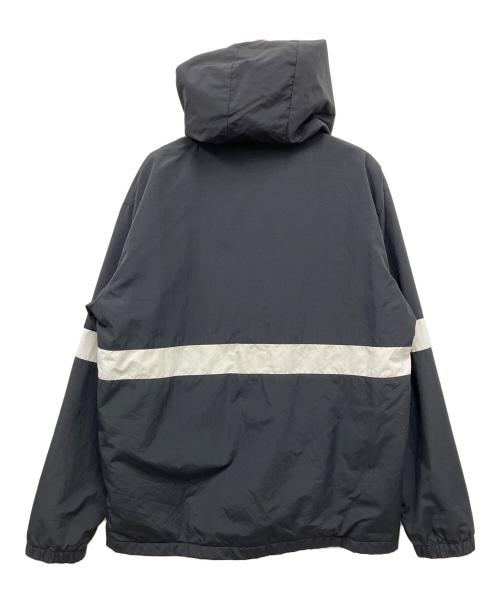 stussy（ステューシー）stussy (ステューシー) ナイロンジャケット ブラック×ホワイト サイズ:Mの古着・服飾アイテム
