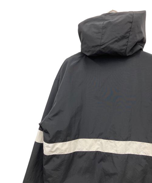 stussy（ステューシー）stussy (ステューシー) ナイロンジャケット ブラック×ホワイト サイズ:Mの古着・服飾アイテム