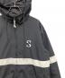 中古・古着 stussy (ステューシー) ナイロンジャケット ブラック×ホワイト サイズ:M：7000円