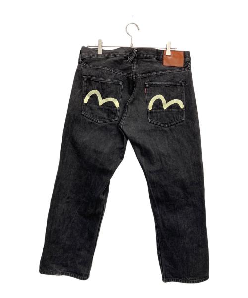 EVISU（エヴィス）EVISU (エヴィス) デニムパンツ ブラック サイズ:SIZE91の古着・服飾アイテム