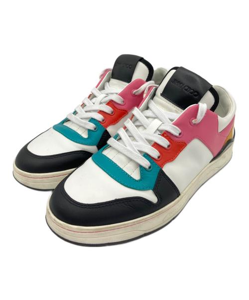 JIMMY CHOO（ジミーチュウ）JIMMY CHOO (ジミーチュウ) ローカットスニーカー マルチカラー サイズ:40の古着・服飾アイテム
