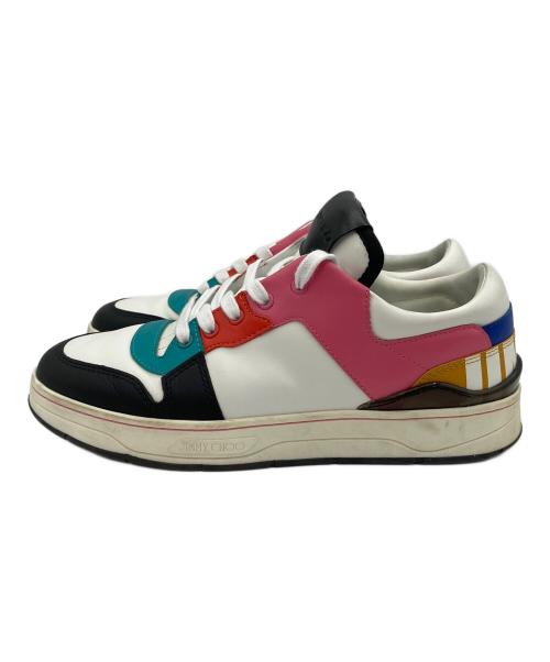 JIMMY CHOO（ジミーチュウ）JIMMY CHOO (ジミーチュウ) ローカットスニーカー マルチカラー サイズ:40の古着・服飾アイテム