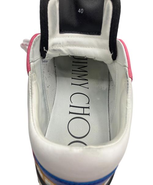 JIMMY CHOO（ジミーチュウ）JIMMY CHOO (ジミーチュウ) ローカットスニーカー マルチカラー サイズ:40の古着・服飾アイテム