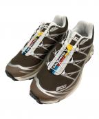SALOMONサロモン）の古着「ローカットスニーカー」｜ブラウン×ホワイト