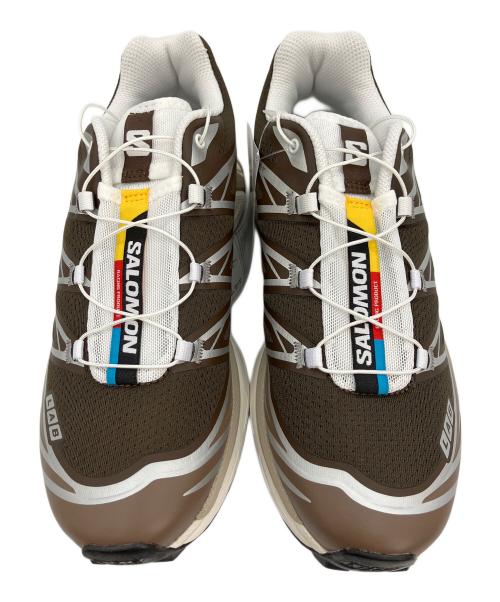 SALOMON（サロモン）SALOMON (サロモン) ローカットスニーカー ブラウン×ホワイト サイズ:25.5cmの古着・服飾アイテム