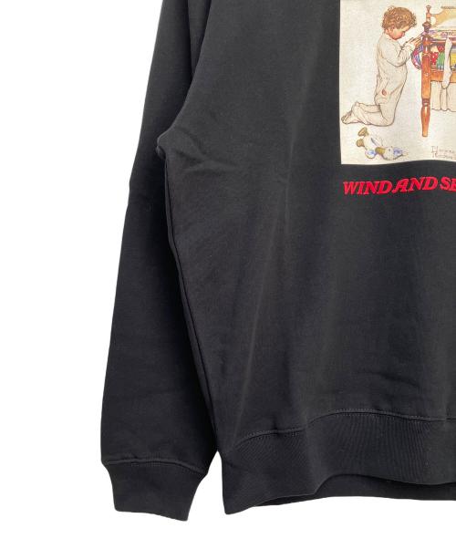 WIND AND SEA（ウィンダンシー）WIND AND SEA (ウィンダンシー) スウェット ブラック サイズ:Sの古着・服飾アイテム