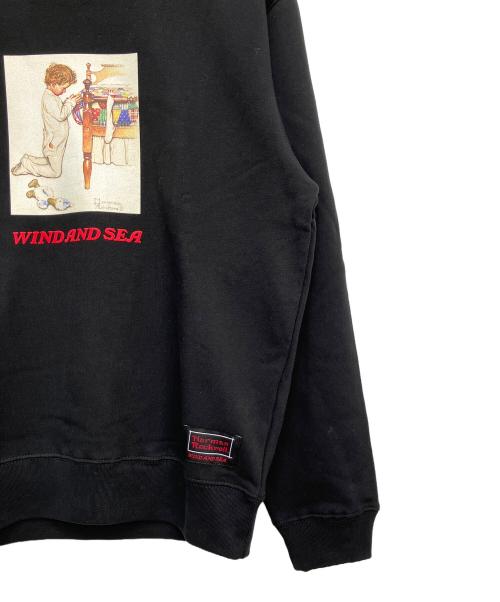 WIND AND SEA（ウィンダンシー）WIND AND SEA (ウィンダンシー) スウェット ブラック サイズ:Sの古着・服飾アイテム