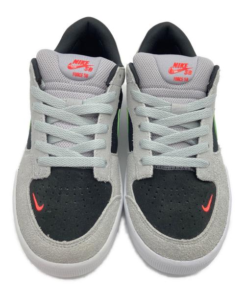 NIKE SB（ナイキエスビー）NIKE SB (ナイキエスビー) Nike SB Force 58 グレー×ブラック サイズ:US 6の古着・服飾アイテム