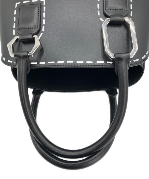 EMPORIO ARMANI（エンポリオ アルマーニ）EMPORIO ARMANI (エンポリオ アルマーニ) ハンドバッグ ブラック×ホワイトの古着・服飾アイテム