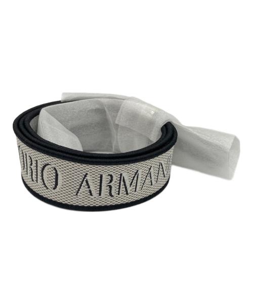 EMPORIO ARMANI（エンポリオ アルマーニ）EMPORIO ARMANI (エンポリオ アルマーニ) ハンドバッグ ブラック×ホワイトの古着・服飾アイテム