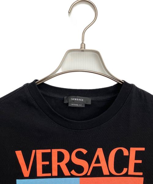 VERSACE（ヴェルサーチェ）VERSACE (ヴェルサーチェ) メデューサロゴ ブラック サイズ:Sの古着・服飾アイテム