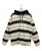 SUPREMEシュプリーム）の古着「プルオーバーパーカー」｜ホワイト×ブラック