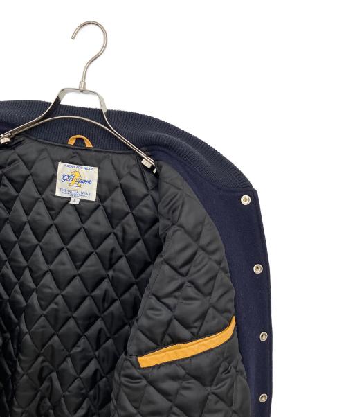 GB sport（ゴールデンベアスポーツ）GB SPORT (ゴールデンベアスポーツ) スタジャン ネイビー×イエロー サイズ:Lの古着・服飾アイテム
