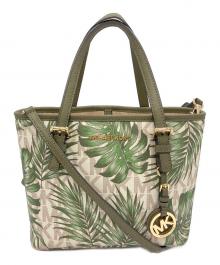 MICHAEL KORS（マイケルコース）の古着「2WAYバッグ」｜グリーン