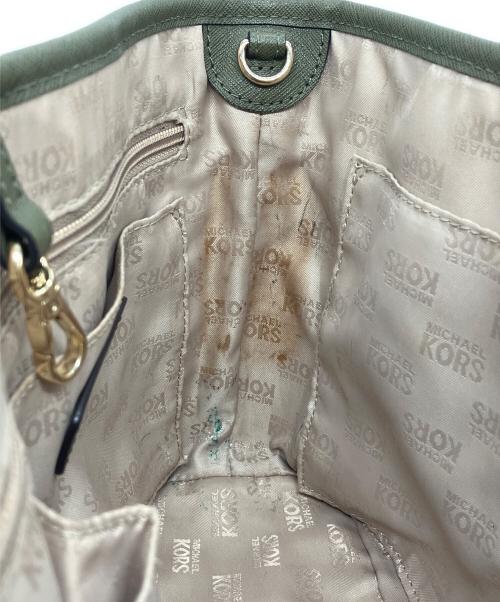 MICHAEL KORS（マイケルコース）MICHAEL KORS (マイケルコース) 2WAYバッグ グリーンの古着・服飾アイテム