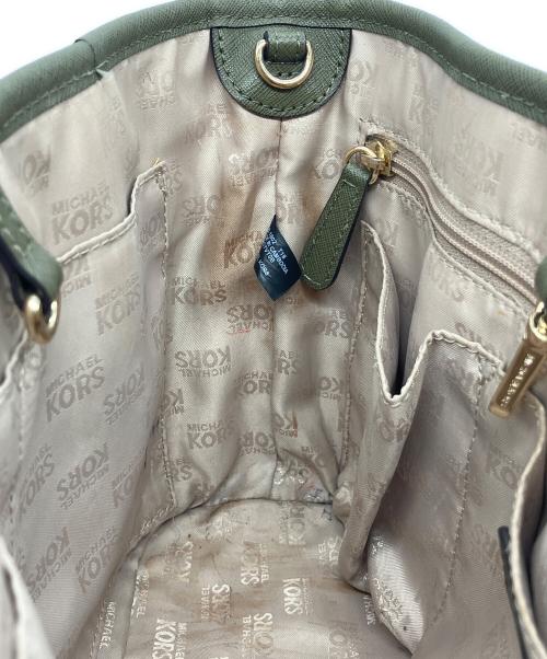 MICHAEL KORS（マイケルコース）MICHAEL KORS (マイケルコース) 2WAYバッグ グリーンの古着・服飾アイテム
