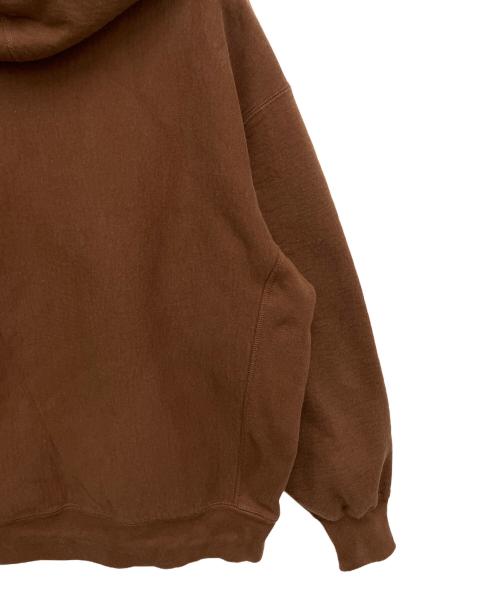 SUPREME（シュプリーム）SUPREME (シュプリーム) プルオーバーパーカー ブラウン×ホワイト サイズ:Lの古着・服飾アイテム
