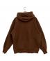 SUPREME (シュプリーム) プルオーバーパーカー ブラウン×ホワイト サイズ:L：15000円